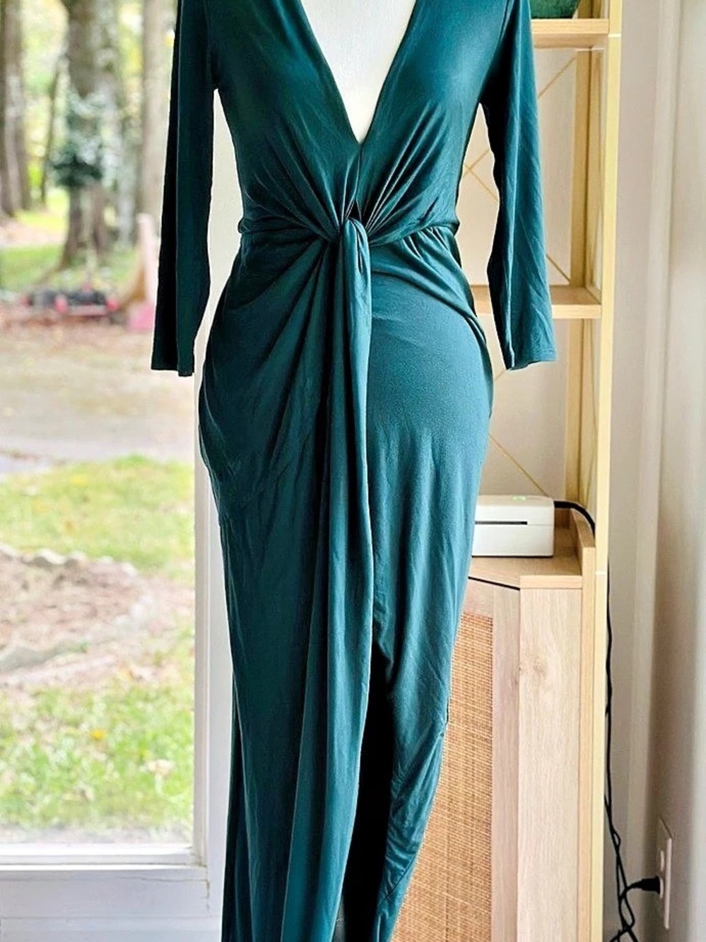 Lovers and Friends Sundance Maxi Dress Emerald Green - XS, Like New